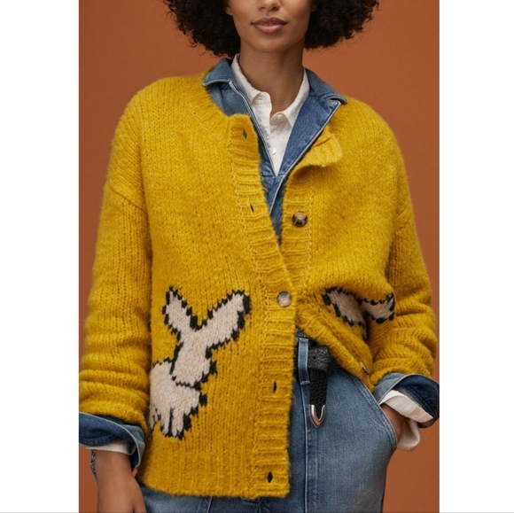 Anthropologie Sweaters - MAEVE ANTHROPOLOGIE BUNNY SLOPE CARDIGAN